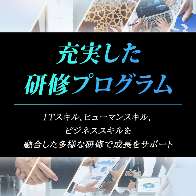 充実した研修プログラム
